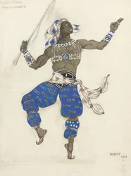 Costume Design for the Ballet Oriental Fantasy Ballet Hindu