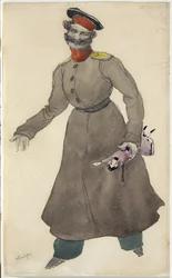 Costume design for the ballet The Fairy Doll by J. Bayer, 1903