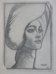Portrait of madame T.