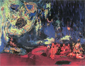 Sketch of the setting for Rimski-Korsakov