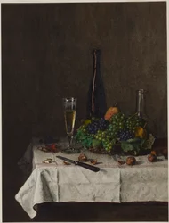 Still Life with Basket of Grapes