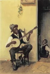 The Banjo Player, 1881