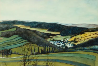 Landscape, View of Vressets/Sermois