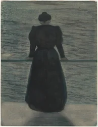 Woman by the Sea
