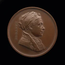 William Hogarth, 1697-1764, Painter [obverse], 1848