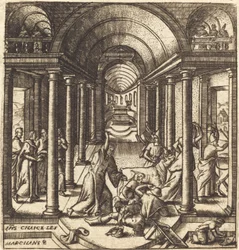 Christ Driving the Money Changers from the Temple