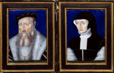 Portrait of Claude de Lorraine, Duke of Guise and Antoinette of Bourbon Vendome