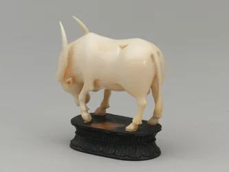 Black Bishop, Chess Piece, India, Circa 1820