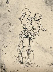 A Woman Carrying a Child