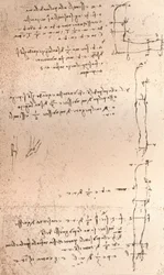 Drawing Illustrating the Theory of the Proportions of the Human Figure