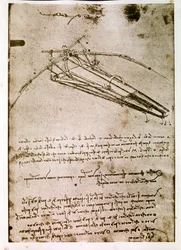 Extract from a Da Vinci Manuscript: Flying Machine
