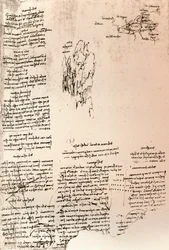 Sketch of a Peak in Armenia, and a Sketch Map of Armenia, c1472-c1519 1883