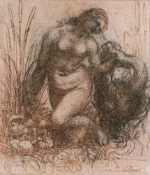 Study for Leda and the Swan