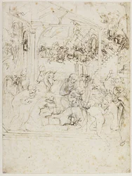 Study for the Adoration of the Magi