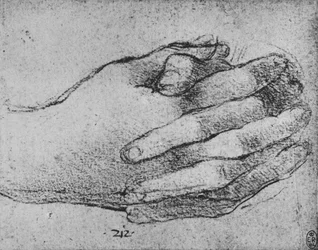Study of Clasped Hands, c. 1480 1945