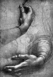 Study of Hands, 15th Century, 1930
