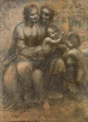 The Virgin and Child with Saint Anne, and the Infant Saint John the Baptist, c.1499-1500