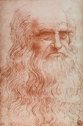 Portrait of Leonardo da Vinci, copy of Self-portrait of Leonardo da Vinci