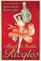 Alcool de Menthe de Ricqlès, 1924