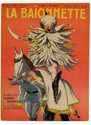 Cover of “La Baionnette” (Satirical in Colors)