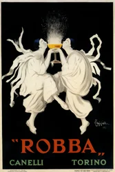 Poster Advertising Spumante Robba Canelli, Turin, Italy, 1921