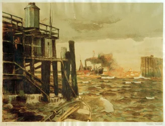 View of the Lower Elbe