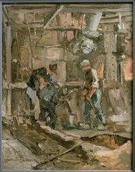 L. Sandrock, Repair Work in the Steelworks