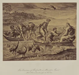 The Cartoon of Raphael in Hampton Court: The Miraculous Draught of Fishes