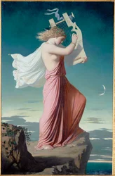 Sappho Plays the Lyre