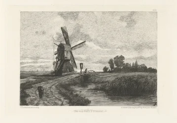 View of the Countryside near Utrecht A View Near Utrecht (title on object)
