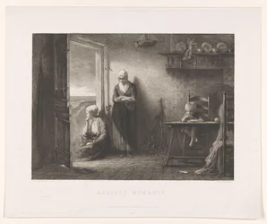 Two Women and a Child in a Fisherman