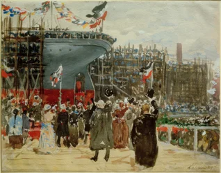 Launching of a Ship