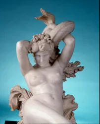 Galatea riding a dolphin (detail)