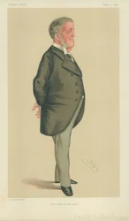 Admiral Frederick Beauchamp Paget-Seymour, The Swell of the Ocean, 9 September 1876, Vanity Fair Cartoon