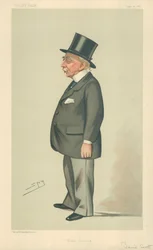 Mr Montagu David Scott, East Sussex, Vanity Fair Cartoon