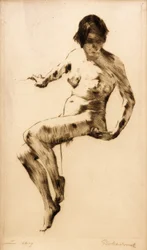 Seated Female Nude