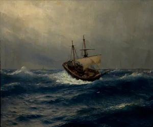Storm on the Sea, 1887