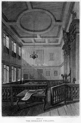 Interior of the Heralds College, London