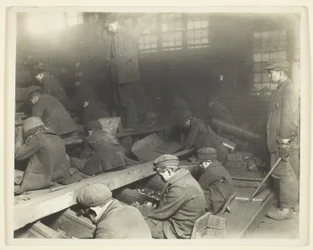 A View Of Workers In Ewen Breaker Of Pennsylvania Coal Company