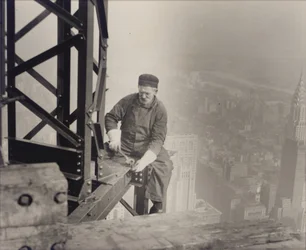 Empire State Building Under Construction