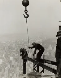 High on the Empire State Building, N.Y.