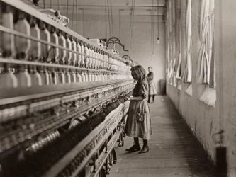 Sadie Pfeifer, a Cotton Mill Spinner, Lancaster, South Carolina