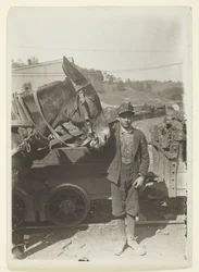 Young Driver In West Virginia Coal Mine
