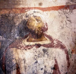 Fresco Buyer, Fresco in the Byzantine Church of Agios Georgios