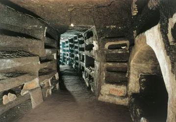 Gallery with Loculus Tombs