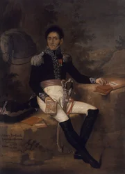 Portrait of Antonio Bonfanti, Italian General, Painting by Zeni