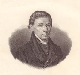 Portrait of Italian mathematician and astronomer Barnaba Oriani