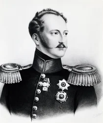 Portrait of Nicholas I Romanov, Tsar of Russia, Engraving