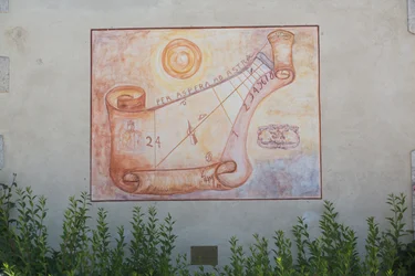 Sundial, Meridian, Aiello del Friuli, Friuli, Italy