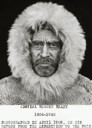 The American Explorer Robert Edwin Peary (1856-1920) Photographed in April 1909 Returning from His Expedition to the North Pole